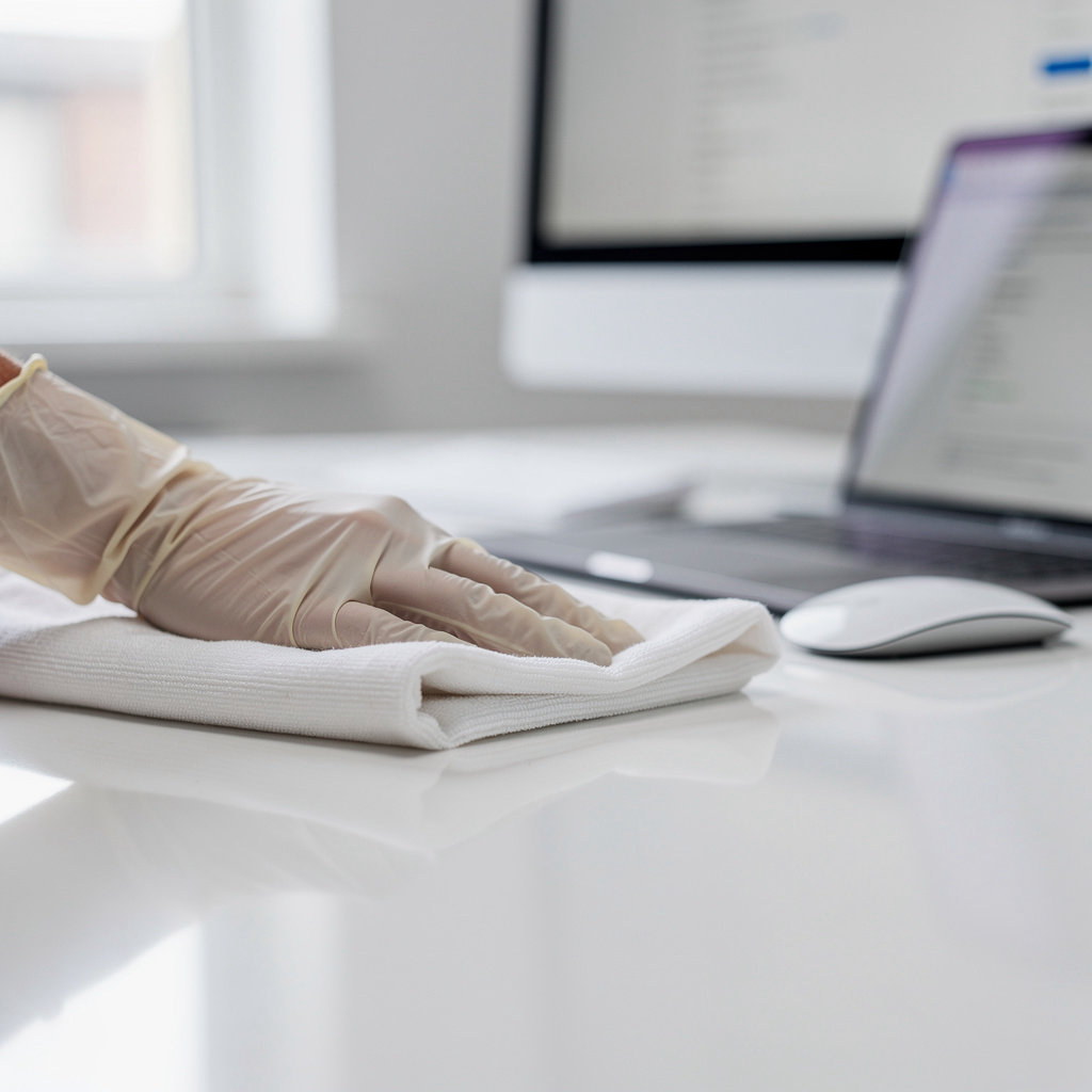 White Glove Janitorial Services team providing professional cleaning and digital solutions for local businesses